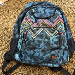 Blue Roxy backpack